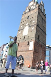 Gerd Hosch vor dem Kröpeliner Tor Gerd Hosch vor dem Kröpeliner Tor