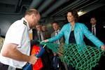 Ilse Aigner beim Institut für Ostseefischerei in Rostock