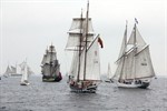  „Shtandart” gewinnt die Hanse Sail Regatta 2010