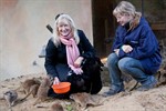 Patenbesuch bei den Erdmännchen im Rostocker Zoo