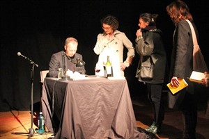 Stefan Schwarz im Literaturhaus Rostock Stefan Schwarz im Literaturhaus Rostock