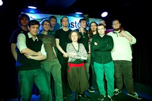 die Teilnehmer des Poetry Slams die Teilnehmer des Poetry Slams