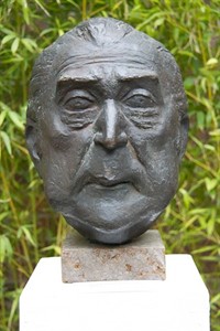 Porträt Verleger Peter Erichson 1962 Bronze Porträt Verleger Peter Erichson 1962 Bronze