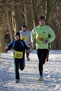 Läufer beim Neujahrslauf 2011 in Rostock