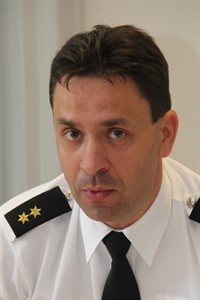 Polizeioberrat Michael Ebert, Leiter der Polizeiinspektion Rostock