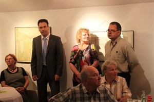 Thilo Krapf (Stadtwerke) mit Hanka und Frank Koebsch Thilo Krapf (Stadtwerke) mit Hanka und Frank Koebsch