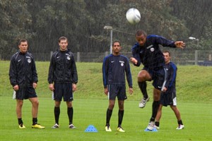 Hansa Training vor der Partie gegen den MSV Duisburg Hansa Training vor der Partie gegen den MSV Duisburg