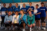 Die weiblichen Gewinnerteams des heutigen Tages