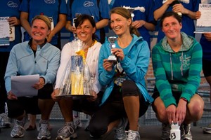 Die Siegerinnen in der Damen-Kategorie: Das Team "Amtshopper 2"
