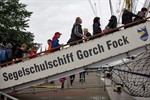 Segelschulschiff „Gorch Fock“ auf der Hanse Sail 2011 