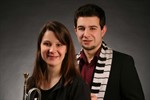 Trompeten-Klavier-Duo „mondclee“ in der Bühne 602