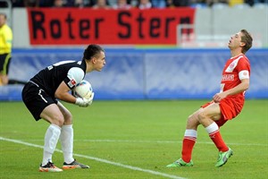 Kevin Müller bewahrte Hansa Rostock gegen Fortuna Düsseldorf vor einer noch höheren Niederlage