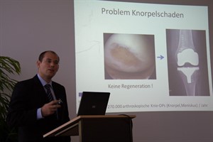 Orthopäde Prof. Dr. Thomas Tischer erläutert Therapieformen bei Knorpelschäden