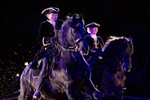 Friesen bei der Gala der Königspferde