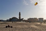 Sturm, Sonne, aber kein Schnee in Warnemünde - Januar 2012