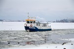 Dauerfrost lässt Warnow zufrieren