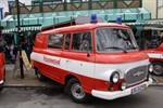 Barkas B1000 mit Blaulicht
