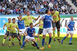 Hansa Rostock unterliegt Erzgebirge Aue mit 0:1 Hansa Rostock unterliegt Erzgebirge Aue mit 0:1