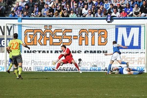 Hansa Rostock gegen Erzgebirge Aue - das 0:1 Hansa Rostock gegen Erzgebirge Aue - das 0:1