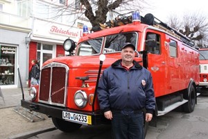Wolfgang Scheil, Vorsitzender des Feuerwehrvereins Bad Doberan Wolfgang Scheil, Vorsitzender des Feuerwehrvereins Bad Doberan