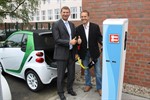 Zwei neue Elektroladestationen für Fahrzeuge eingeweiht