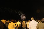 Feuerwerk im Stadthafen zur Hanse Sail 2012