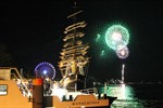 Hanse Sail 2012 - Feuerwerk in Warnemünde