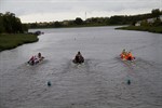 Drachenbootrennen auf der Warnow