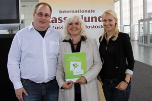 Jan Barthke, Heike Andresen und Katja Brey von widPet