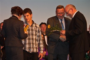 Jugendeuropameisterschaftsteilnehmer Maxim Jerjomin und Andreas Kriehn vom Wasserspringerclub Rostock Jugendeuropameisterschaftsteilnehmer Maxim Jerjomin und Andreas Kriehn vom Wasserspringerclub Rostock