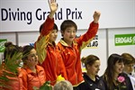 Synchronspringen der Damen vom 3-Meter-Brett in Rostock
