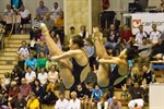 Damen des Deutschen Teams beim Synchronspringen