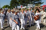 Der Frauenchor Sing man tau mit Heide Mundo an der Gitarre