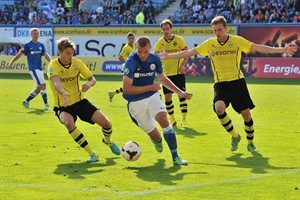 Manfred Starke (Hansa Rostock) im Spiel gegen die BVB-Reserve