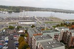 Blick auf den Christinenhafen, der Vorzugsstandort der Verwaltung für einen Theaterneubau.