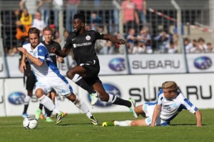 Hansa Rostock unterliegt den Stuttgarter Kickers mit 0:2 Hansa Rostock unterliegt den Stuttgarter Kickers mit 0:2