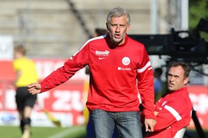 Hansa-Trainer Andreas Bergmann - Hat der Verein die Geduld und Ruhe, die der Coach fordert? Hansa-Trainer Andreas Bergmann - Hat der Verein die Geduld und Ruhe, die der Coach fordert?