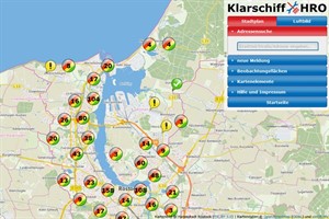 Klarschiff.HRO gewinnt den E-Lüchtthoorn 2013 Klarschiff.HRO gewinnt den E-Lüchtthoorn 2013