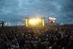 Open-Air-Festival am Strand von Warnemünde