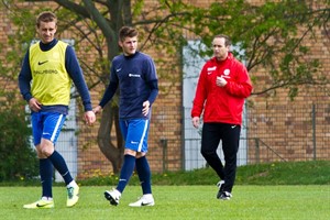 Hansa Rostock empfängt RB Leipzig - Interimstrainer Dirk Lottner