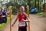 Zieleinlauf der Siegerin Anne-Kathrin Litzenberg
