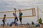 Das kleine Damenfinale am Strand von Warnemünde