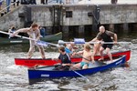 Wasserschlacht im Rostocker Stadthafen