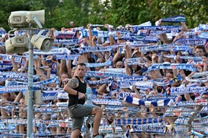Hansa-Fans beim Auswärtsspiel in Kiel Hansa-Fans beim Auswärtsspiel in Kiel