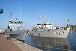 Minenabwehrverband der NATO zu Besuch in Rostock