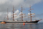 Die „Sedov“ lädt in Warnemünde zum „Open Ship“ ein