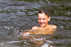 Marvin legt Wert auf sauberes Badewasser der Warnow. Marvin legt Wert auf sauberes Badewasser der Warnow.