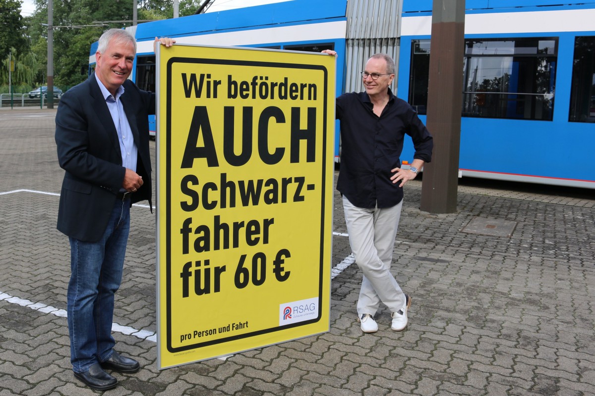 RSAG startet Plakatkampagne gegen Schwarzfahrer Rostock