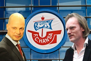 Finanzsenator Dr. Chris Müller (links) ist neuer Vorstandsvorsitzender von Hansa Rostock, Dr. Jörg-Uwe Neuman neuer Aufsichtsratschef (Fotomontage, Fotos: Archiv)