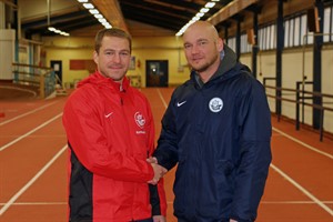 Konditions- und Athletiktrainer Björn Bornholdt (links) und Vorstandsvorsitzender Markus Kompp (Foto: F.C. Hansa Rostock)